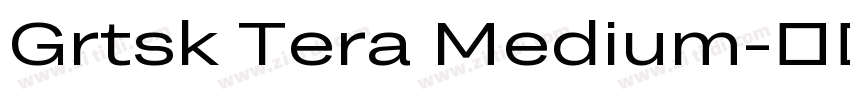 Grtsk Tera Medium字体转换